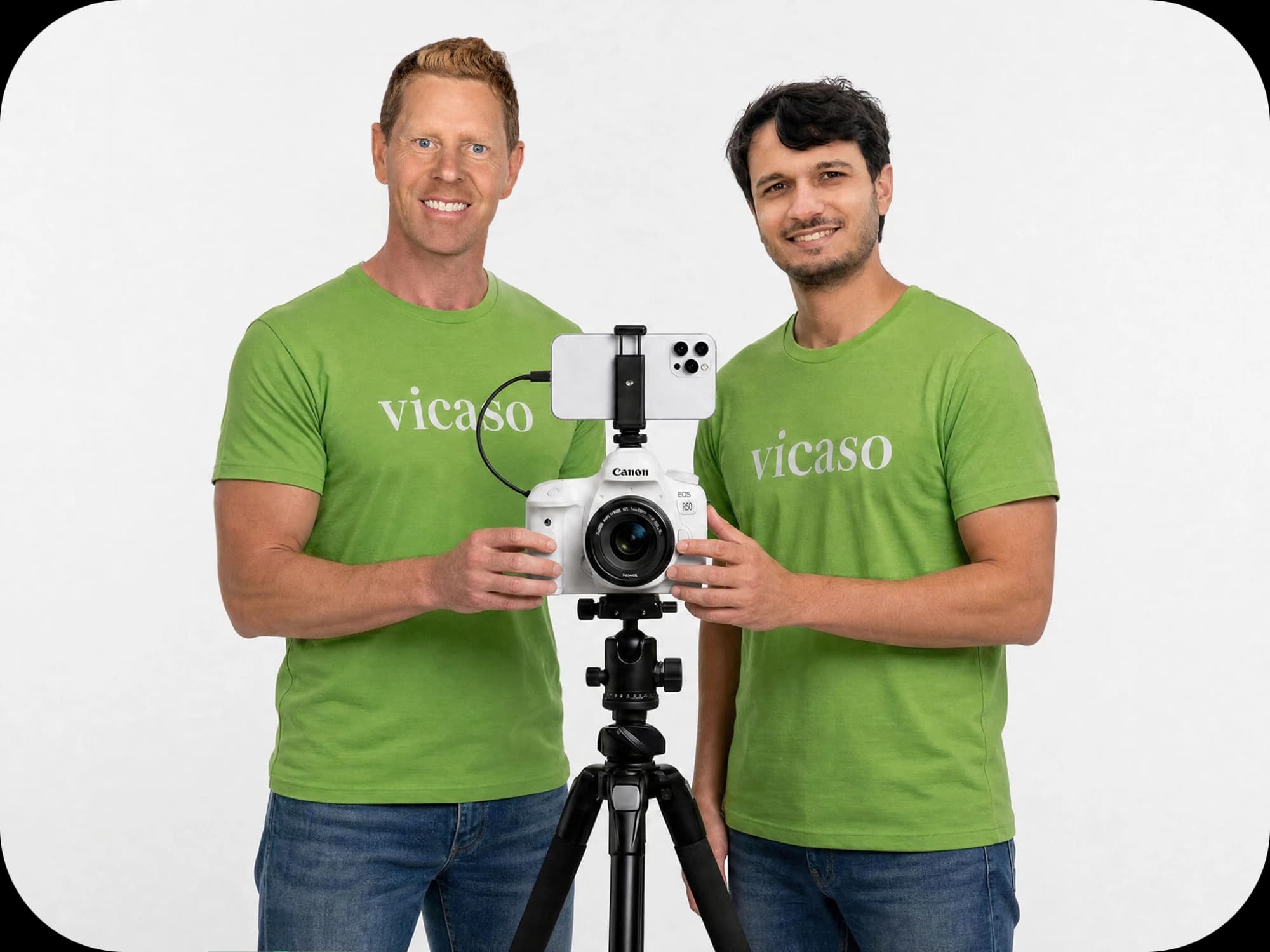 Vicaso co-founders Sky Christopherson and Ali Rumbas