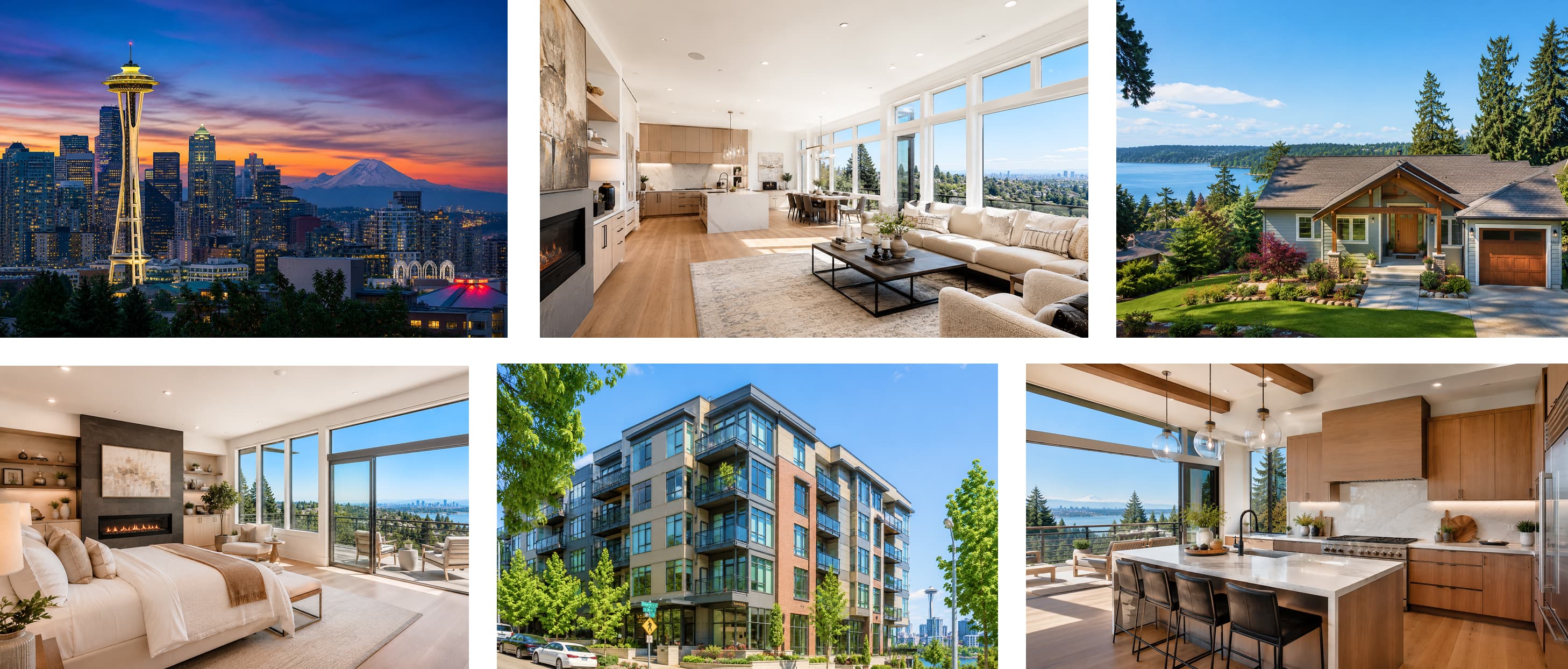 Vicaso TrueView gallery — Seattle skyline, interiors, exteriors, and lifestyle photography